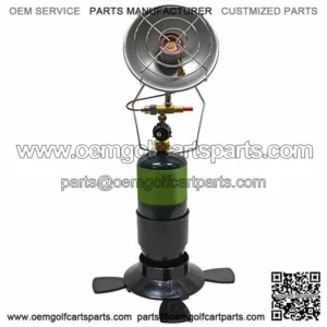 Portable Golf Cart Propane Heater w/ Cup Holder Adapter