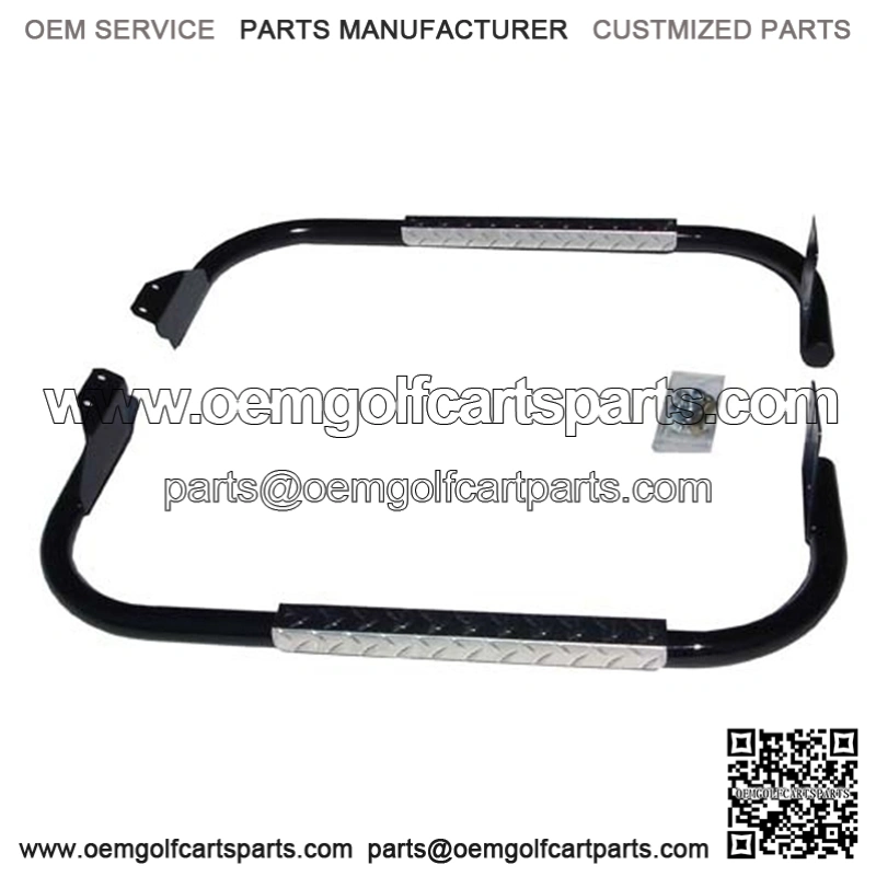 Yamaha DRIVE/ G29 Golf Cart Set - BLACK w/ Diamond Plate Side Step (Fits 2007+)