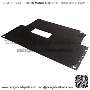 Golf Cart Floor Mat for Club Car Precedent 2004-up Gas and Electric, Full Coverage Black