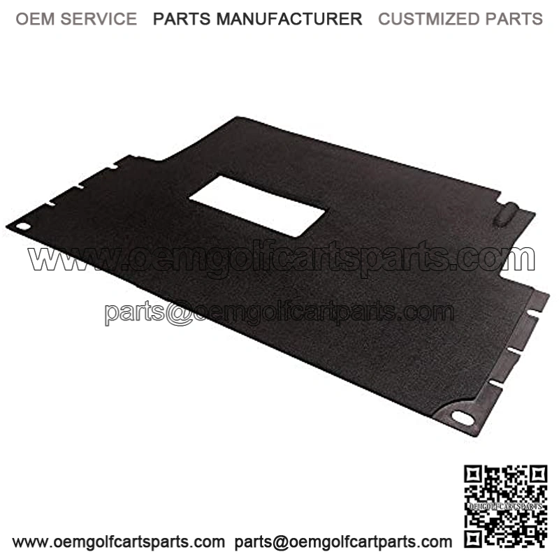 Golf Cart Floor Mat for Club Car Precedent 2004-up Gas and Electric, Full Coverage Black