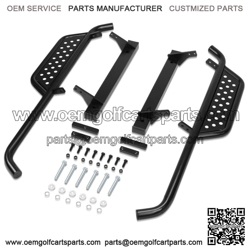 Heavy Duty Nerf Bars / Running Boards for EZGO TXT 1996-2021 Golf Cart(Set of 2)