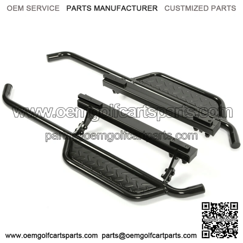 For 1996-2021 EZGO TXT Golf Cart Pair Heavy Duty Nerf Bars / Running Boards