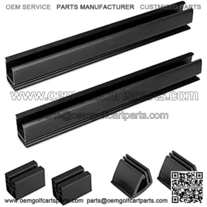 Golf Cart Windshield Clips Kit for Club Car DS&Precedent,Include 12.6" Windshield Sash Clips,Windshield Retaining Clips fit 1"x1" Tube,Windshield Bottom Clips,OEM#101444101,102005801