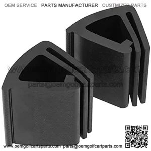 Golf Cart Windshield Retaining Clips for EZGO Club Car Yamaha Fit 1"x1" Tube of Golf Carts