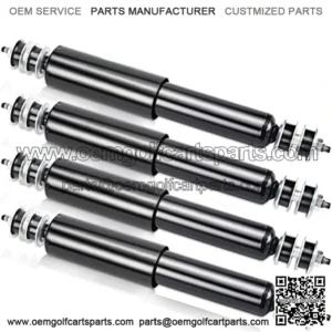 EZGO TXT Front and Rear Shocks Absorbers for 1994-Up Golf Cart, 4PCS, OEM # 70928-G01, 76418-01