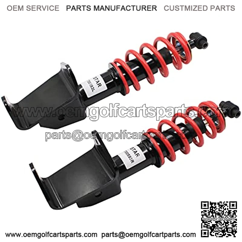 1409KMT Yamaha G29 Shocks - Golf Cart Front Shocks Absorber Set Fits Yamaha Drive G29 Golf Carts Passenger Side and Driver Side Gas & Electric Carts # JW2-F3390-00-00 JW2-F3350-00