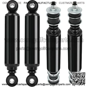 Precedent DS Shocks, 4 Pcs Front Rear Golf Cart Shocks Absorbers Strut Fit for Club Car G&E 1981-2007 DS Gas 2000-up Precedent with 1014235 1015813 1010991 1033510-01 CP10142354 1014236 Shocks