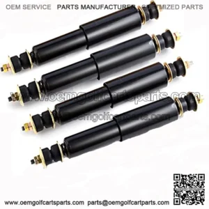 EZGO TXT Golf Cart Front and Rear Shock Absorbers Kit for 1994-Up Gas & Electric Models, Replaces OEM #76418-01, Nivel Part #5006
