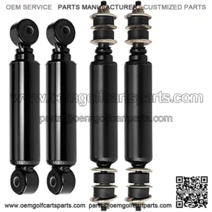 Golf Cart Front Rear Shock Absorber Set Heavy Duty shock Absorber Fits Club Car DS 1988-up, Precedent 2004-up Gas or Electric, Replaces OEM# 1014235 1015813 1010991 1012183 1014236 1013164