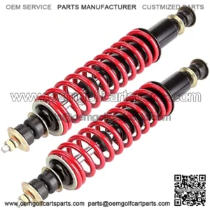 Golf Cart Front/Rear Coil Over Heavy Duty Shock Fits EZGO Medalist/TXT 1994+ Newer Gas or Electric, Replaces OEM# 70928-G01 76418-G01, 2- Pack
