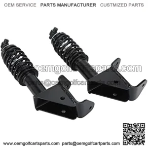 Golf Cart Front Shock Absorber Spring Set Fits Yamaha G22 G&E 2003-2007 Passenger Side + Driver Side OEM # JUO-F3350-20 JUO-F3390-20