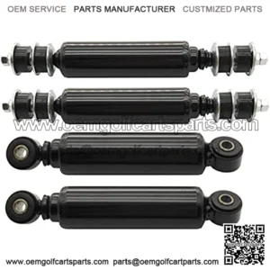 1014235 1014236 1015813 1033510-01 Golf Cart Front and Rear Shock Absorbers Replacement for 1988-up Club Car DS G&E 2004-up Precedent G&E (Black)