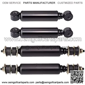 Golf Cart Front Shocks & Rear Shock Absorbers Kit for Club Car DS 1988-2008, Car Precedent 2004-up, OEM# 103351001 102588601