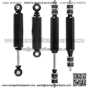 Golf Cart Front and Rear Shock Absorbers Replacement for Club Car DS 1981-2011 Precedent 2004-up 1014235, 1015813 (2 Front+2 Rear Shocks)