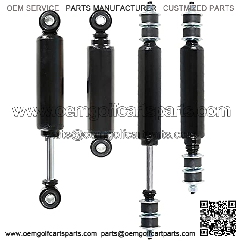 Golf Cart Front and Rear Shock Absorbers Replacement for Club Car DS 1981-2011 Precedent 2004-up 1014235, 1015813 (2 Front+2 Rear Shocks)