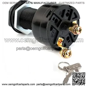 Electric Golf Cart Ignition Key Switch Starter Switch for Club Car DS 101826201 1996-Up 36/48 Volts