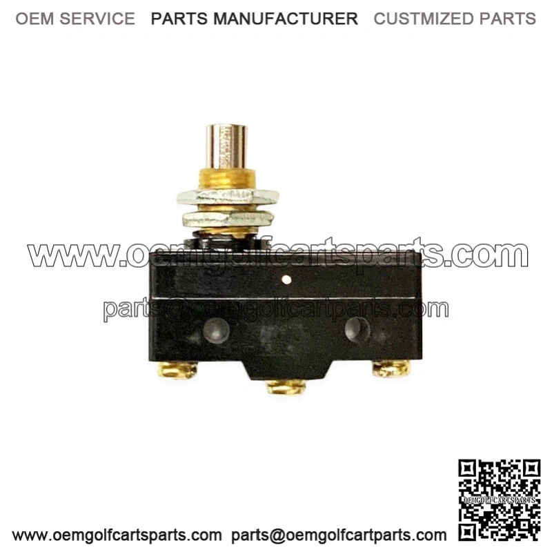 Golf Cart Brake Pedal Micro Switch 3-Terminal Plunger-Style For Club Car & EZGO