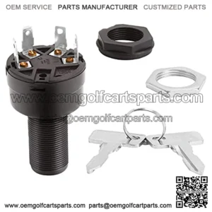 4-pin Ignition Key Switch for Club Car Precedent 2004-up Gas Golf Cart, Replace OEM 102515101