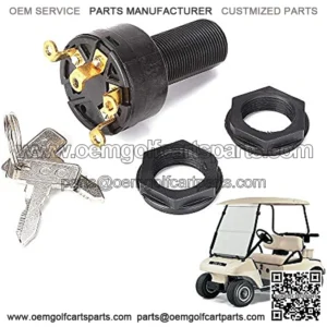 Golf Cart Ignition Switch with Keys for Club Car DS 1996-up, OEM# 1018263-01