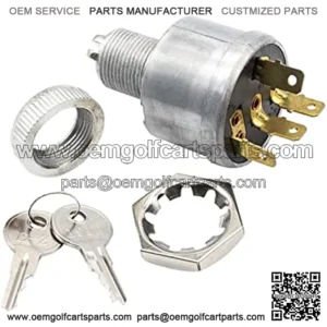 EZGO TXT Ignition Switch, Starter Switch Key Fits Golf Cart 33639-G01