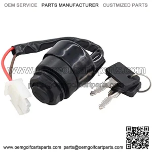 JN8-82510-09 Ignition Switch with Keys for Yamaha Golf Cart G11 G16 G19 G21 Gas or Electric