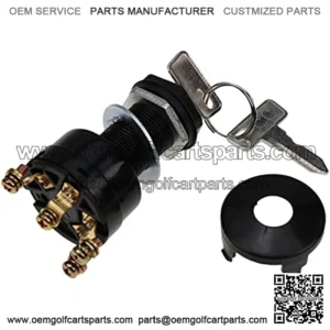 Golf Cart Ignition Switch with Keys Fit for Club Car DS 1996-up 1018263-01 101826301 1012505