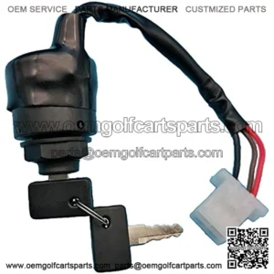 Ignition Key Switch & Keys Compatible with Yamaha Golf Cart G14 JN3-82510-00-00 Gas or Electric New Z460