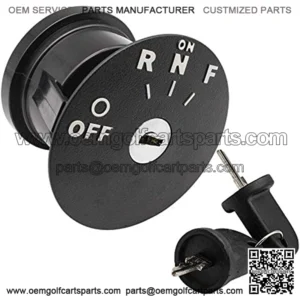 Ignition Key Switch W/2 Keys for EZGO Electic RXV 2008-Up Replaces #605637