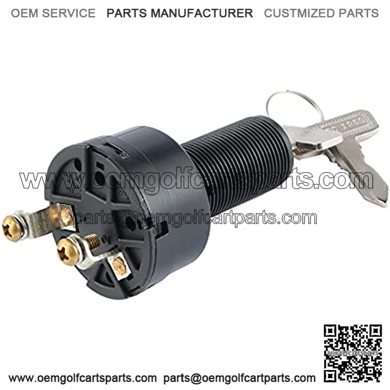 Starter Switch Key Golf CART Electric Car Key Switch for Club Car DS 101826201, 36 Or 48 Volts for Electric Golf Cart 1996-Up Ignition Key Switch.