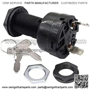 Golf Cart Ignition Switch Key Compatible with Club Car Precedent Electric 2004-UP #102508601
