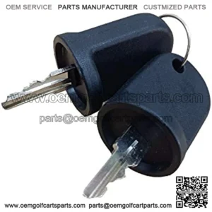 Golf Cart Accessories 2PCS kit Ignition Switch Key fit for EZGO RXV G&E #611282 605946 606993