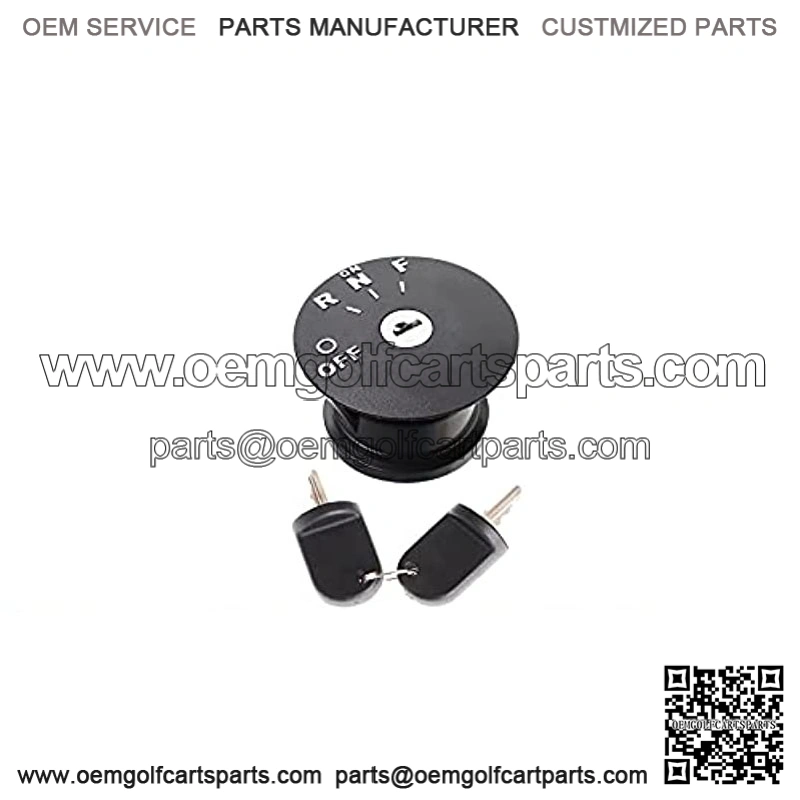 Ignition Switch with Keys 4 Position Replacement for 48V RXV EZGO Electric Golf Cart 2008 - Up