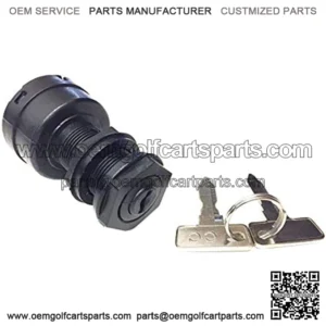 Automotive Authority Ignition Key Switch for Use On Club Car DS Electric Golf Cart 1996-Up Part 101826201
