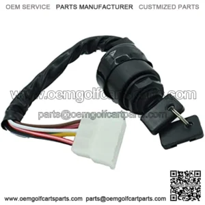 J17-82508-20 Ignition Switch Fits for Yamaha Gas 2 Cycle Golf Cart G1 Models 1979-1989