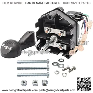 Club Car DS 48 Volt Heavy Duty Forward Reverse Switch Assembly with Handle, Micro Switch for Golf Cart 1996-Up