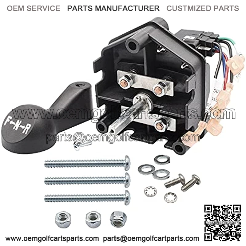 Club Car DS 48 Volt Heavy Duty Forward Reverse Switch Assembly with Handle, Micro Switch for Golf Cart 1996-Up