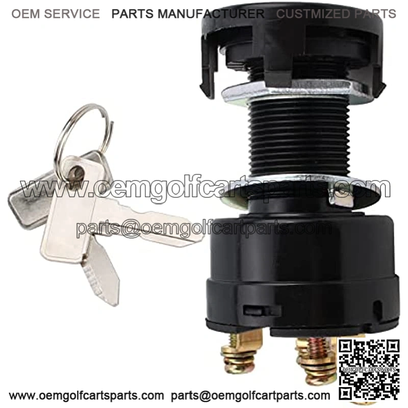 101826301 Golf Cart Ignition Switch with Keys Fits for Club Car DS 1996-up Re# 1018263-01 101826301 1012505