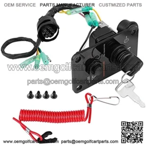 12V Single Key Switch Panel Assembly for Outboard Engine Yacht 704-82570-12-00