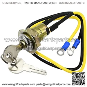 Ignition Switch 8N3679C with 2 Keys 2 Wires Compatible with Ford Tractor 2N 8N 9N NAA Jubilee 501 600 601 700 701 800 950 Compatible with John Deere Tractor 40 50 60 70 330 420 6030 7020