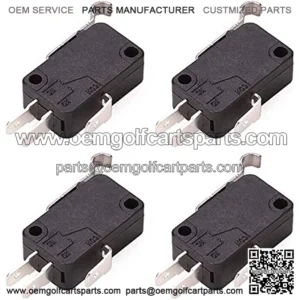 4 Pack Micro Switch 2 & 3 Prong Fit Club Car DS & Precedent Car Golf OEM 1014807 1014808