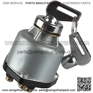 8944025000 Ignition Starter Switch with 6 Terminal Wire Digger 2 Keys 4 Position Replacement for Isuzu, Diesel Engine Agricultural Machinery,Forklift, Tractor, Construction Machinery