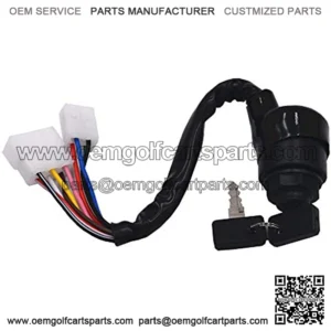 Golf Cart Ignition Key Switch Fit for Yamaha Gas G1 1978-1989 J17-82508-20-00 J10-82508-20