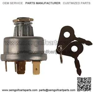 3107556R1, K203992 Ignition Switch with 3 Position 6 Terminals 2 Keys, Backhoe Loader,Tractor,Trailer, Agriculture,Plant Appli
