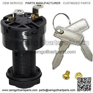 Ignition Key Switch Starter Switch for Electric Golf Cart Club Car DS 101826201 1996-Up Ignition Key Switch 36V 48V