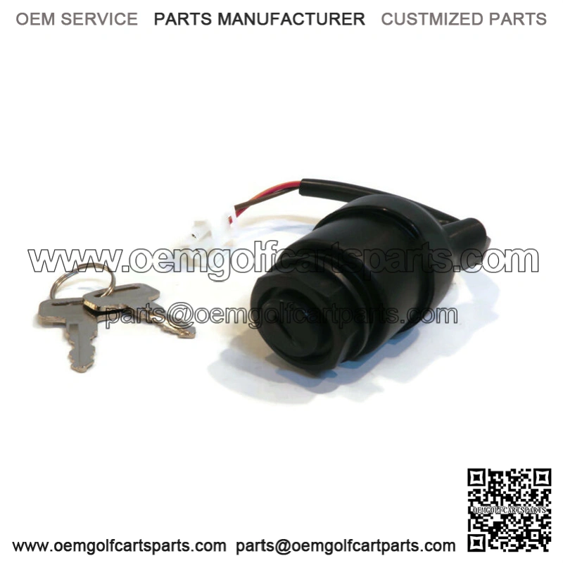 Ignition Switch with 2 Keys for Yamaha JN8-82510-02-00, JN8825100200 Golf Carts