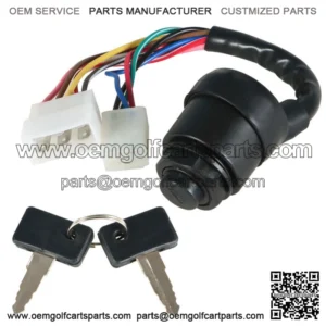 Fits for Yamaha Gas 2 Cycle Golf Cart G1 1979-1989 Ignition Switch w/ Keys
