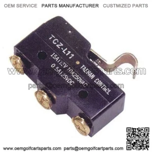 EZGO Marathon Micro Switch - 3 terminal (Fits Electric 1990-1994 w/ Solid State Controller)
