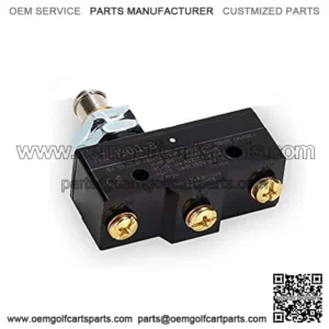 Club Car Brake Light Micro Switch fit Club Car DS 1981 UP and EZGO 1971 UP,3 Terminal Plunger-Style,Replace OEM#1011439, 12374G1, 13141G1,730, MS-011