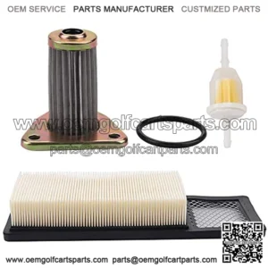 26591G01 Oil Filter 72368G01 72144G01 Air Filter 72084G01 Fuel Filter Tune Up Kit Replacement for Ezgo TXT Medalist 4 Cycle 295cc 350cc Golf Cart