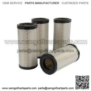 4 PCS AIR FILTER CLUB CAR PRECEDENT EZGO TXT WORKHORSE RXVGAS GOLF CART
